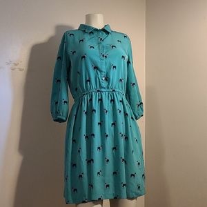 E hanger M Boston terrier shirt dress